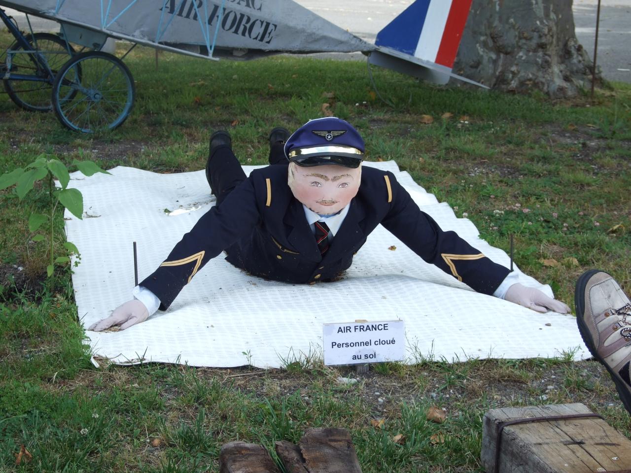 Air France personnel cloué au sol